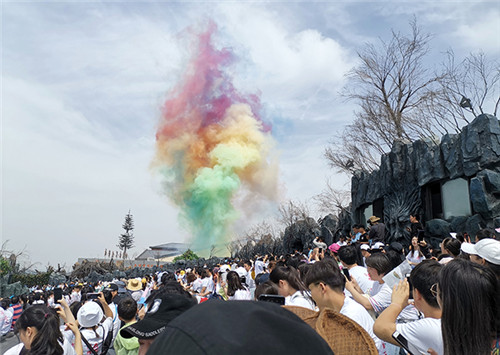 《魔法公主》實景演出現場拍攝